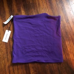 Aritzia Babaton tube top in electric purple